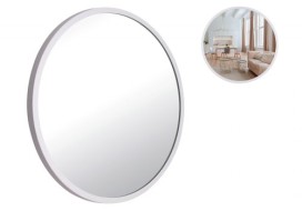 Зеркало интерьерное настенное в круглом корпусе из металла  d=50см, белый 5055-Z2 01106782