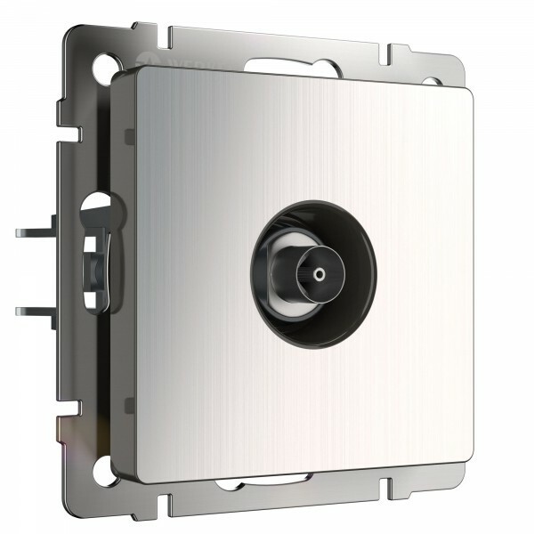 ТВ-розетка оконечная глянцевый никель W1183002