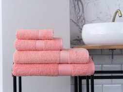 Полотенце Однотонное 70X140 Miranda Soft Коралловый 8680943039620