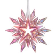 Украшение новогоднее "Снежинка", L11,5 W0,5 H11 см 812456
