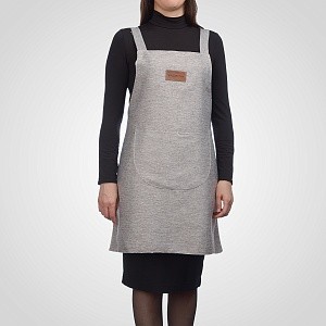 Фартук Однотонный Светло-Серый 16серый