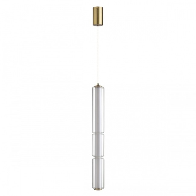 Подвес 6688/19L L-VISION ODL24 147 античная бронза/металл/акрил/стекло IP20 LED 19W  3000K