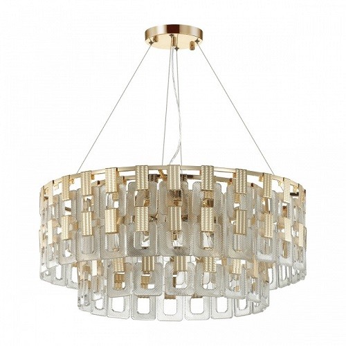 Люстра 4989/12 HALL ODL22 553 золотой/стекло  E14 12*40W BUCKLE