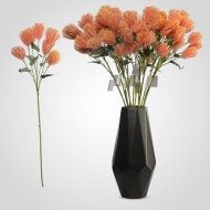 Ветка Декор Оранжевая 75 см 0033-61