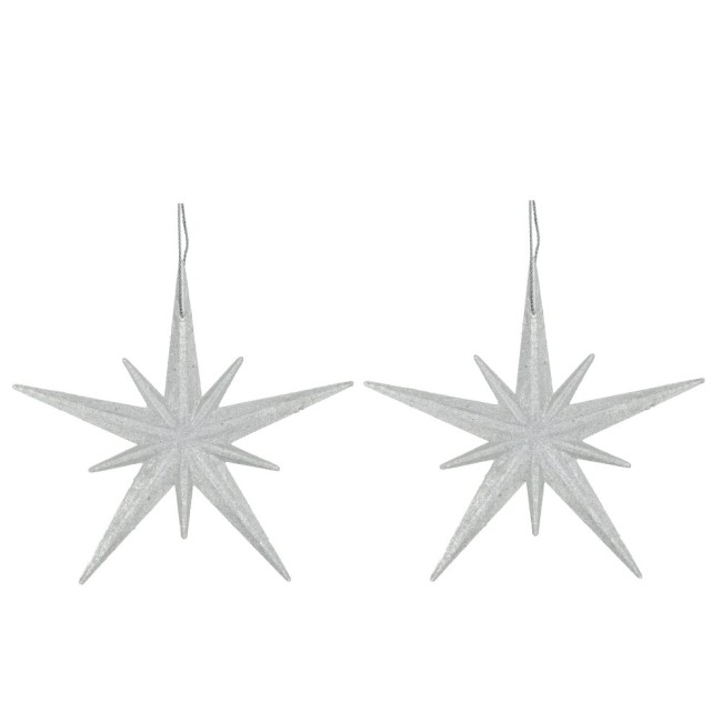 Украшение новогоднее "Звезда" (набор из 2-х), 762269 L11,5 W1 H11,5 см