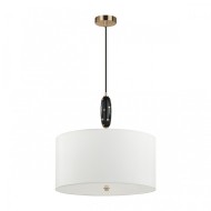 Люстра 5424/5 MODERN ODL_EX24 43 золотой/черный/белый/металл/керамика/ткань E14 5*40W POLLEN