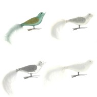 Изделие декоративное "Птичка" 743614 на клипсе, L18 W3 H5 см