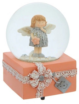 Шар водяной "Ангелочек" музык., D10см 755434