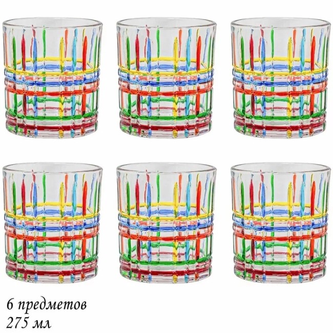 Набор из 6-ти стаканов 589-020 275мл стекло