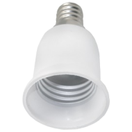 Переходник для ламп с цоколя E14 на E27 белый A7T14WEAY