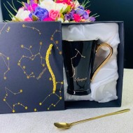 Кружка с ложкой СКОРПИОН 106-232 390мл фарфор