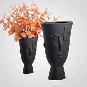 Ваза Faces размера XL черная BH-813A-Lчер