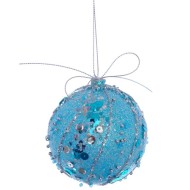 Украшение новогоднее Шар "Фантазия в голубом", D 8 см, L8 W8 H8 см 262342