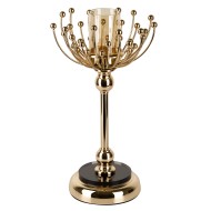 Подсвечник декоративный (без свечи) 9961039 31*14,5см (металл)