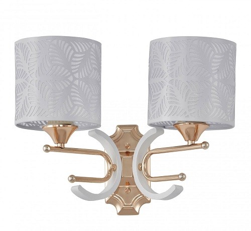 Светильник 302097/2W Wh/Gd