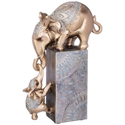 ФИГУРКА "СЛОНЫ" 20*9*28 СМ 79-217