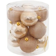 Украшение новогоднее "Шар" набор 12шт., 8см 753679