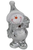 Снеговичок с фонариком НФ069 Н-23см,L-12cм