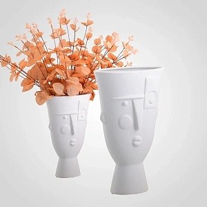 Ваза Лица размер XL белая BH-813A-Lбел