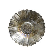 Блюдо Samira, серебряно-золотой, стекло, 21 см 771282