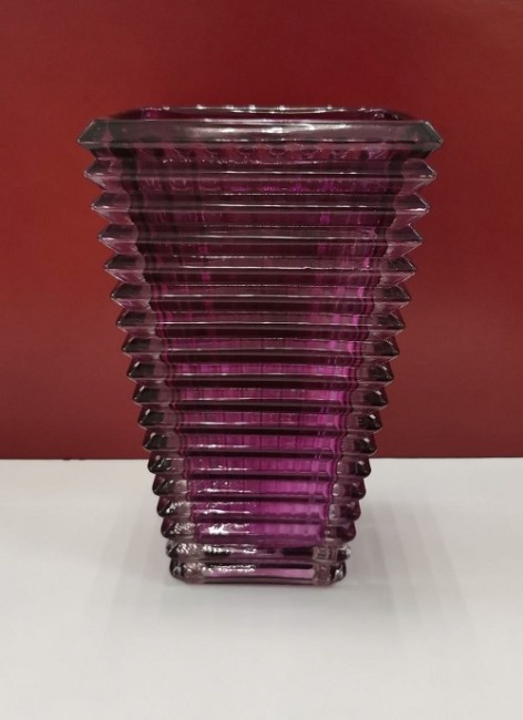 Ваза 23см BACCARAT квадрат EL-1837 PURPLE 1837-PURPLE-EL