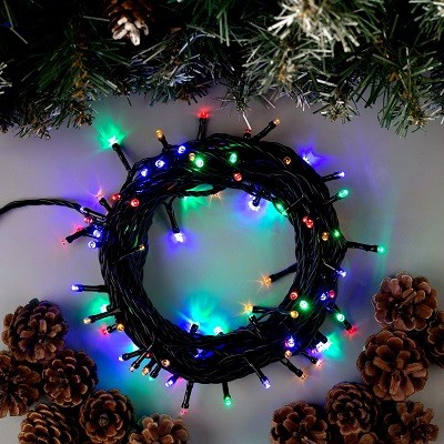 Гирлянда "Нить" 10м, LED-100, IP44, мульти 705562