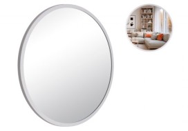 Зеркало интерьерное настенное в круглом корпусе из металла  d=70, белый Рубин 7077-Z2 01106796