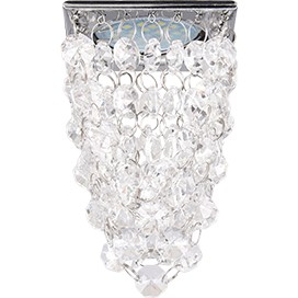 Точечный светильник Ecola CR1014 прозрач/хром FW16RVECB