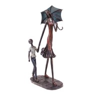 Статуэтка Дама с ребёнком 18,5х10х37 см XL-10017
