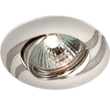 Встраиваемый светильник FUDGE 369622 SPOT NT12 135 перламутр/никель Встраиваемый светильник FUDGE 369622 SPOT NT12 135 перламутр/никель