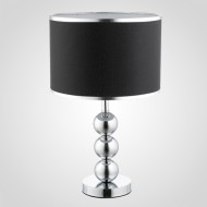 Настольная лампа для спальни Bright House прикроватная черная 00580