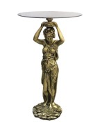 Девушка -стол БФ61 Н-90см БРОНЗА