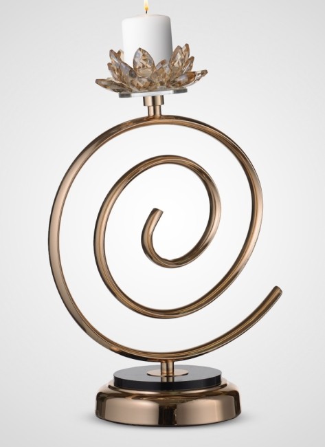 Подсвечник золотистый HJ80231-2