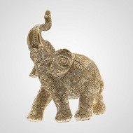 Фигурка Золотой слон FZ002-11-G H-22см полистоун