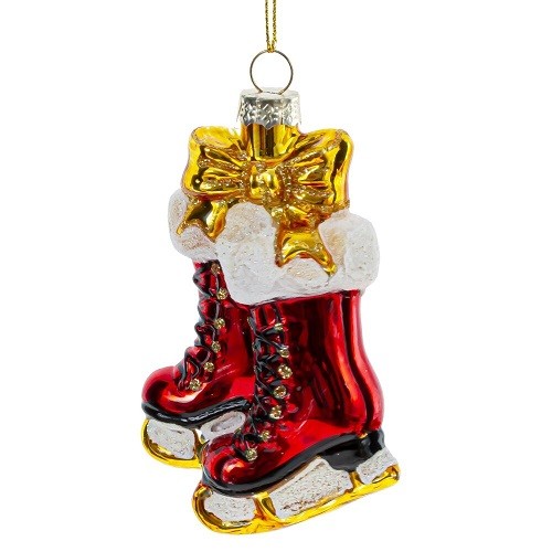 Украшение новогоднее "Коньки", L7,5 W3,5 H11 см 812302