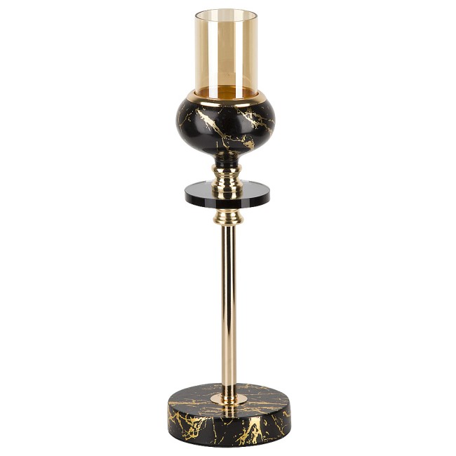 Подсвечник декоративный (без свечи) 9961042 29*10см (металл)