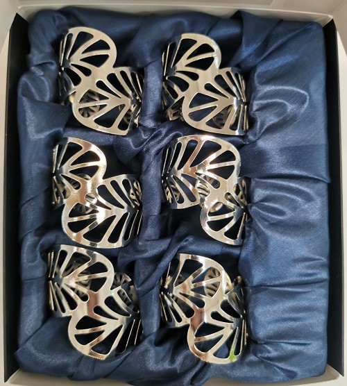 Набор из 6 колец для салфеток 401-091