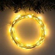 Гирлянда "Нить" роса, 10м, 100 LED, т.белый 5198354