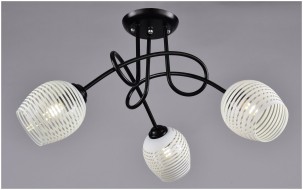 Светильник РС21349 BK+CR/3C