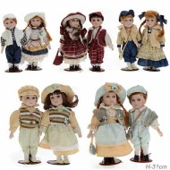 Кукла коллекционная, наб.2шт. 644613 H-31см. /1213/ 01092716