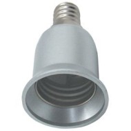 Переходник для ламп с цоколя E14 на E27 серебряный A4T17SEAY