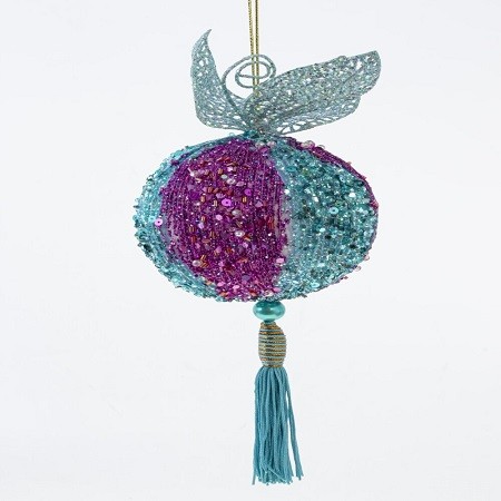 Украшение новогоднее "Шар", D 9 см, L9 W9 H27 см 797076