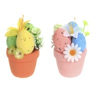 Цветочная композиция "Пасхальная" 747131 L9 W9 H11 см