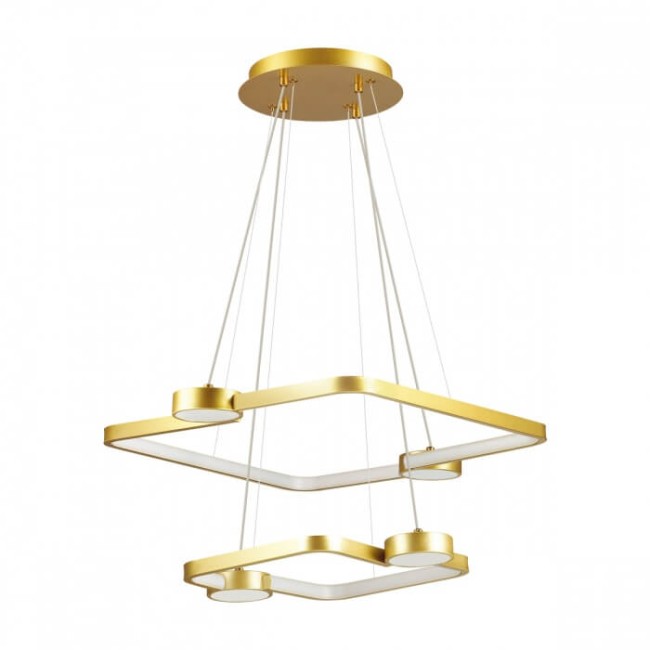 Светильник подвесной 5248/92L LEDIO LN23 035 матовое золото LED 92W 4558Лм 220V SHERIDAN