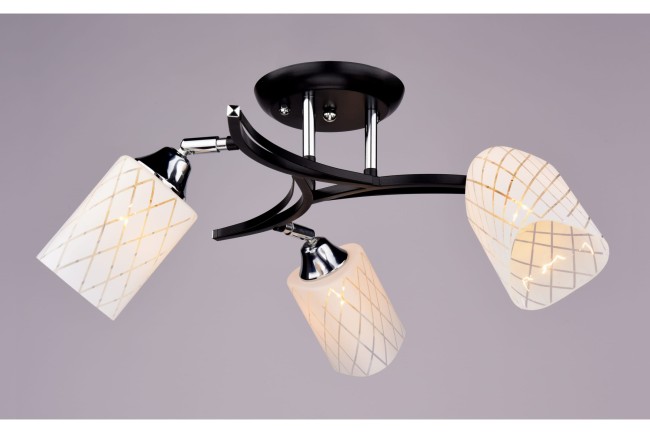 Светильник РС17790 BK+CR/3C