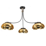 Люстра потолочная SL817.422.03 ST-Luce Черный/Золото E27 3*40W