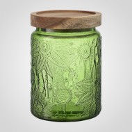 Банка для сыпучих Dark Green 00341