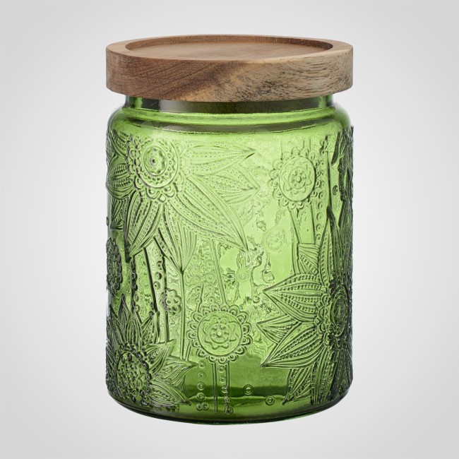 Банка для сыпучих Dark Green 00341