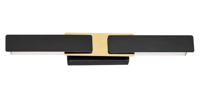 Бра СОНЕКС 4991/9WL L-VISION ODL23 381 черный/золотой/металл/акрил LED 9W 3000K FIERRO Бра СОНЕКС 4991/9WL L-VISION ODL23 381 черный/золотой/металл/акрил LED 9W 3000K FIERRO