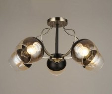 Люстрa СФЕРА СВЕТА 3587/5 AB+BK